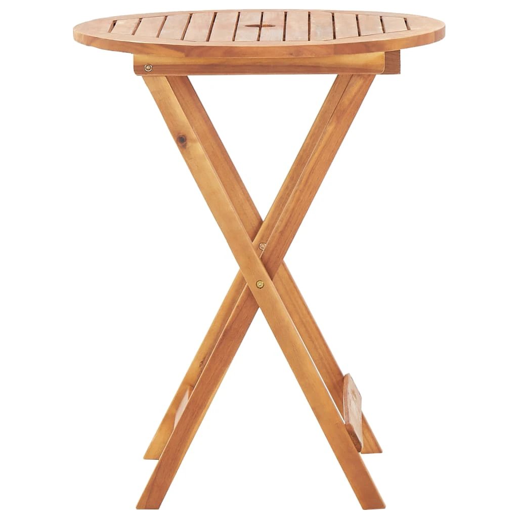 vidaXL vidaXL Folding Garden Table 60x75 cm Solid Acacia Wood - Garden Table