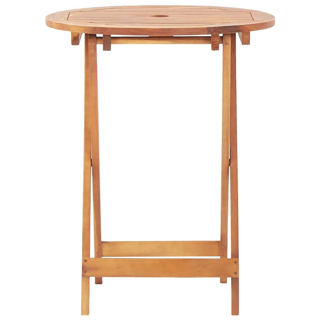 vidaXL vidaXL Folding Garden Table 60x75 cm Solid Acacia Wood - Garden Table