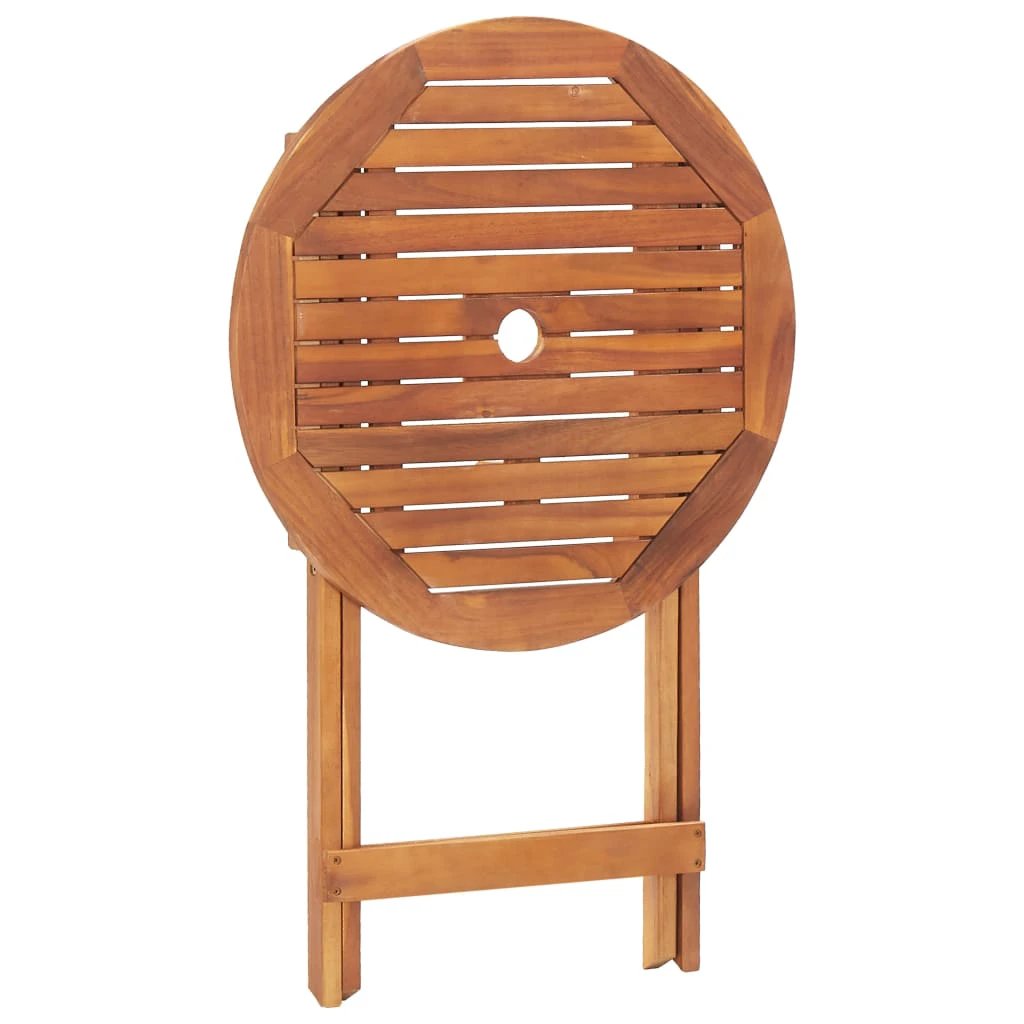 vidaXL vidaXL Folding Garden Table 60x75 cm Solid Acacia Wood - Garden Table