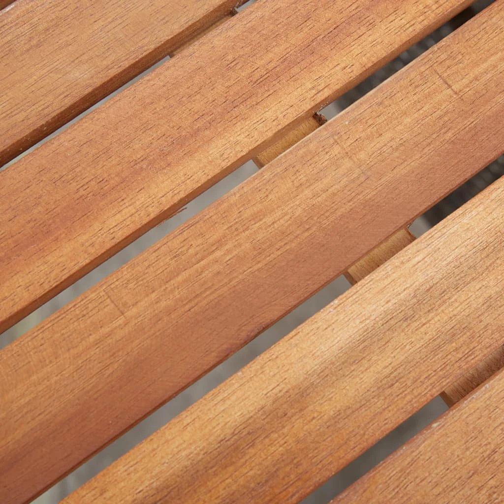 vidaXL Garden Table 240x90x74 cm Poly Rattan and Solid Acacia Wood by vidaXL