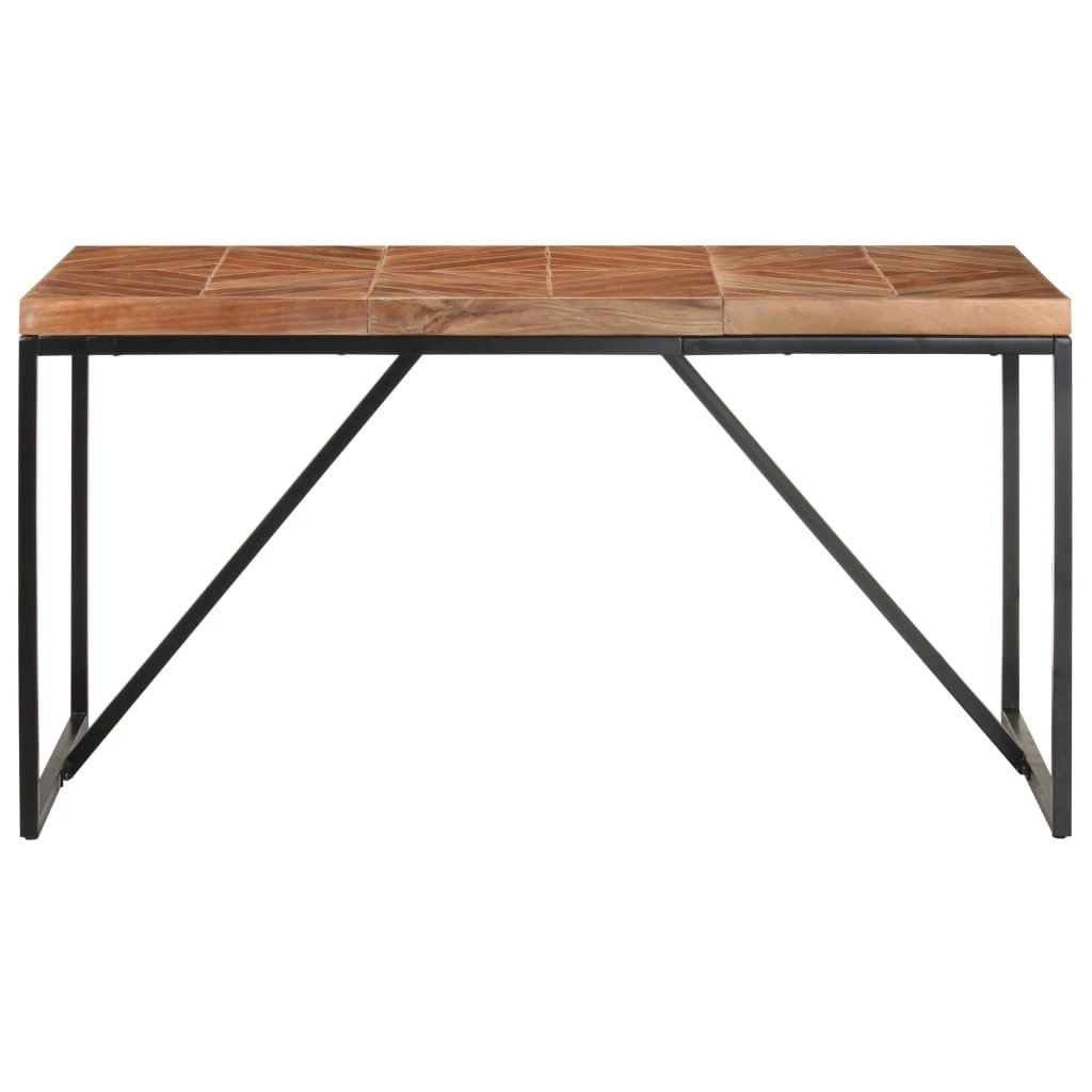 vidaXL vidaXL Dining Table 120x60x76 cm Solid Acacia and Mango Wood - Dining Table