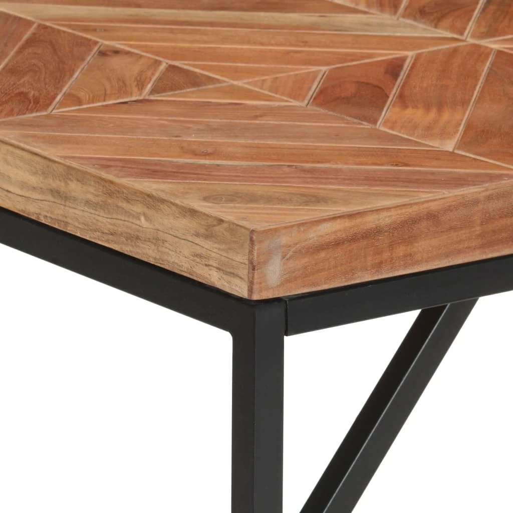 vidaXL vidaXL Dining Table 120x60x76 cm Solid Acacia and Mango Wood - Dining Table