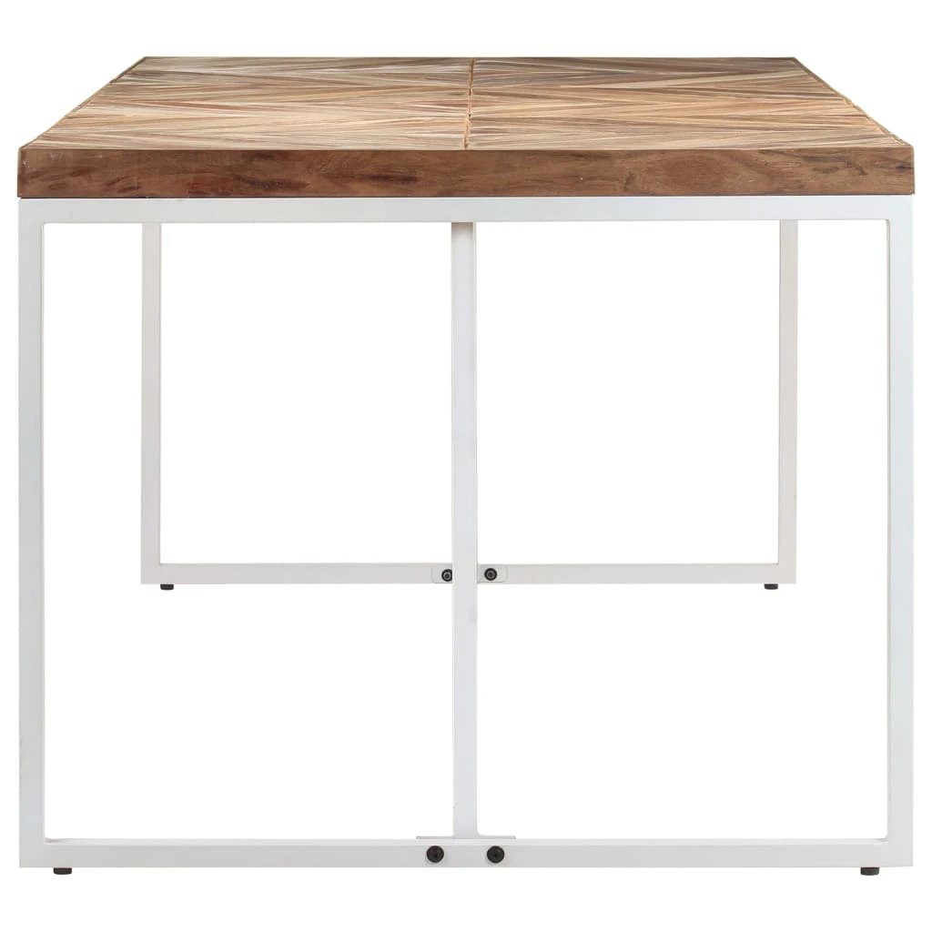 vidaXL vidaXL Dining Table 120x60x76 cm Solid Acacia and Mango Wood - Dining Table