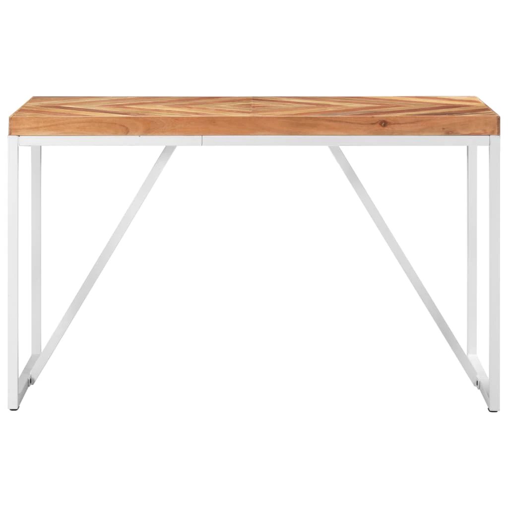 vidaXL vidaXL Dining Table 120x60x76 cm Solid Acacia and Mango Wood - Dining Table