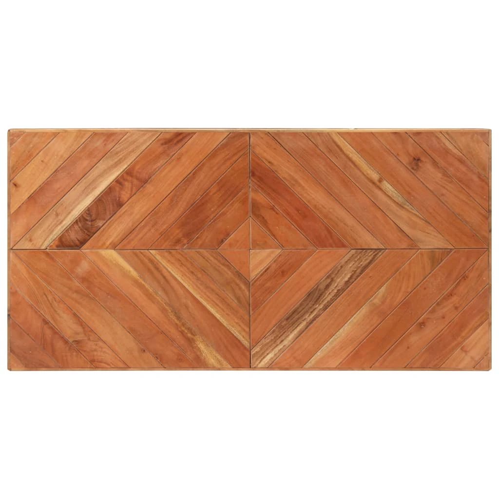 vidaXL Dining Table 120x60x76 cm Solid Acacia and Mango Wood by vidaXL