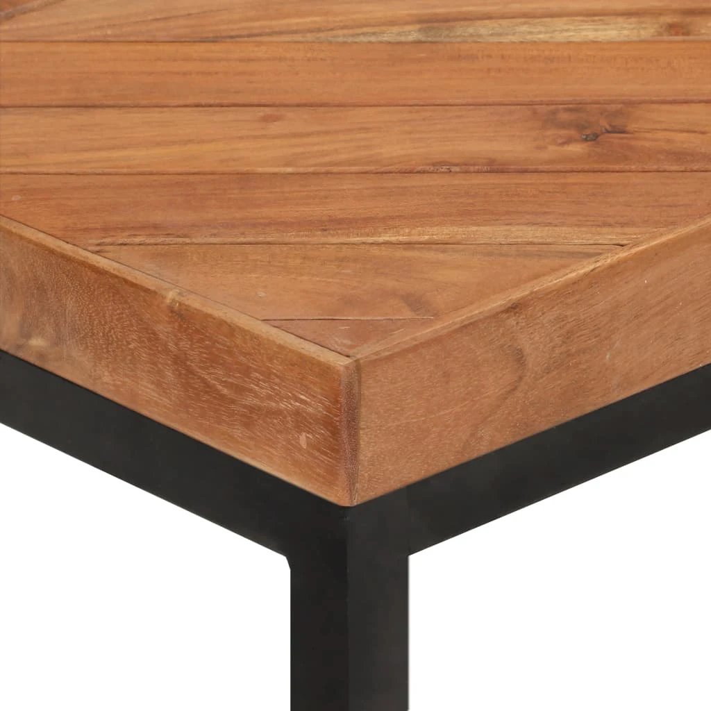 vidaXL Dining Table 120x60x76 cm Solid Acacia and Mango Wood by vidaXL