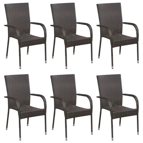 vidaXL 5 Piece Garden Dining Set 150x90x74 cm Solid Acacia Wood Table with Weather-Resistant PE Rattan Chairs for Outdoor Use by vidaXL