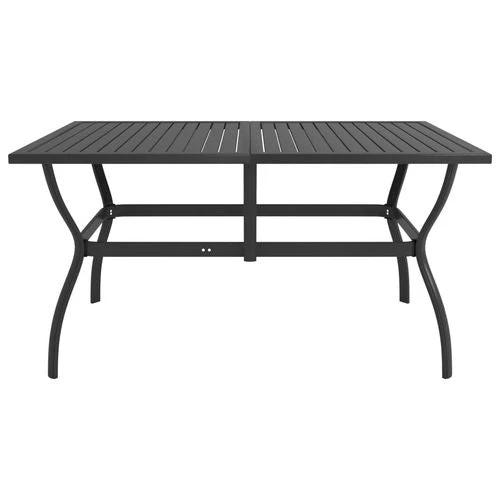 vidaXL 3 Piece Garden Dining Set with Powder-Coated Steel Frame and Breathable Textilene Fabric for Outdoor Entertaining by vidaXL