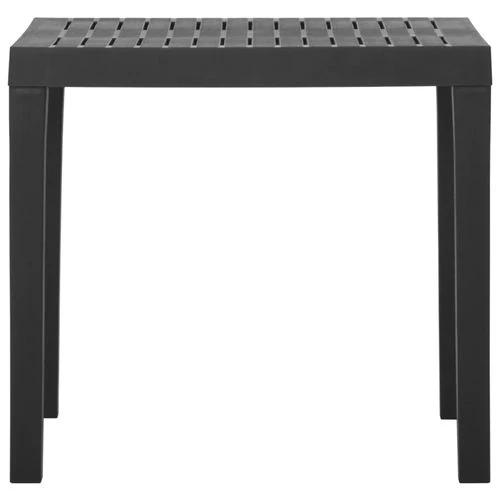 vidaXL Garden Table White 79x65x72 cm Plastic by vidaXL