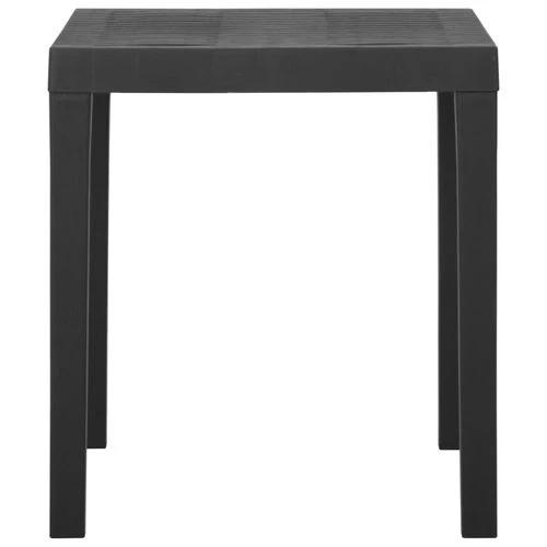 vidaXL Garden Table White 79x65x72 cm Plastic by vidaXL