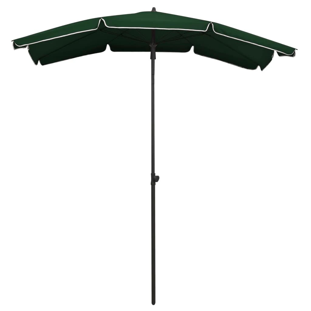 vidaXL Garden Parasol with Pole 200x130 cm Sand by vidaXL