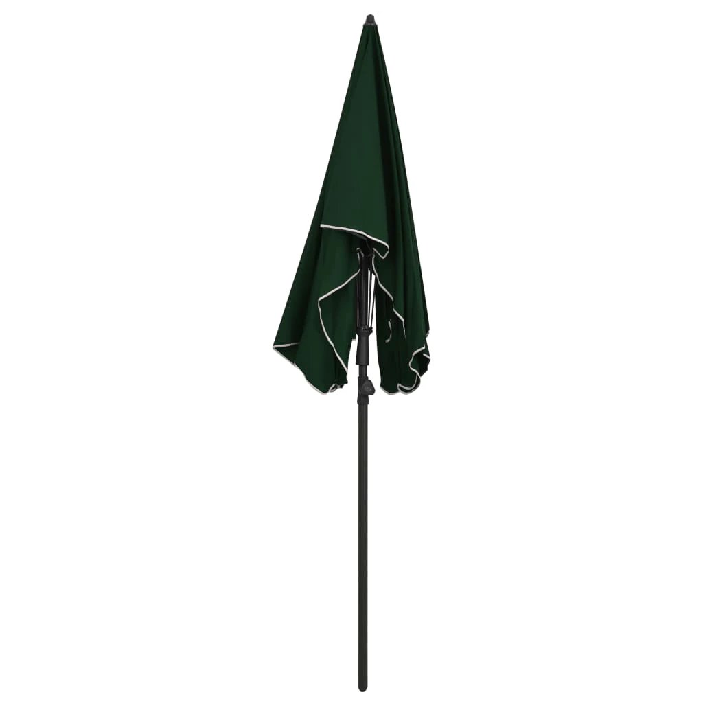 vidaXL Garden Parasol with Pole 200x130 cm Sand by vidaXL