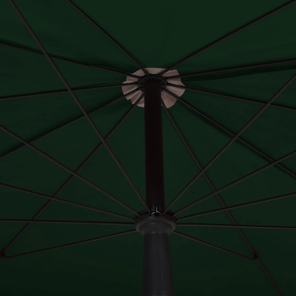 vidaXL Garden Parasol with Pole 200x130 cm Sand by vidaXL