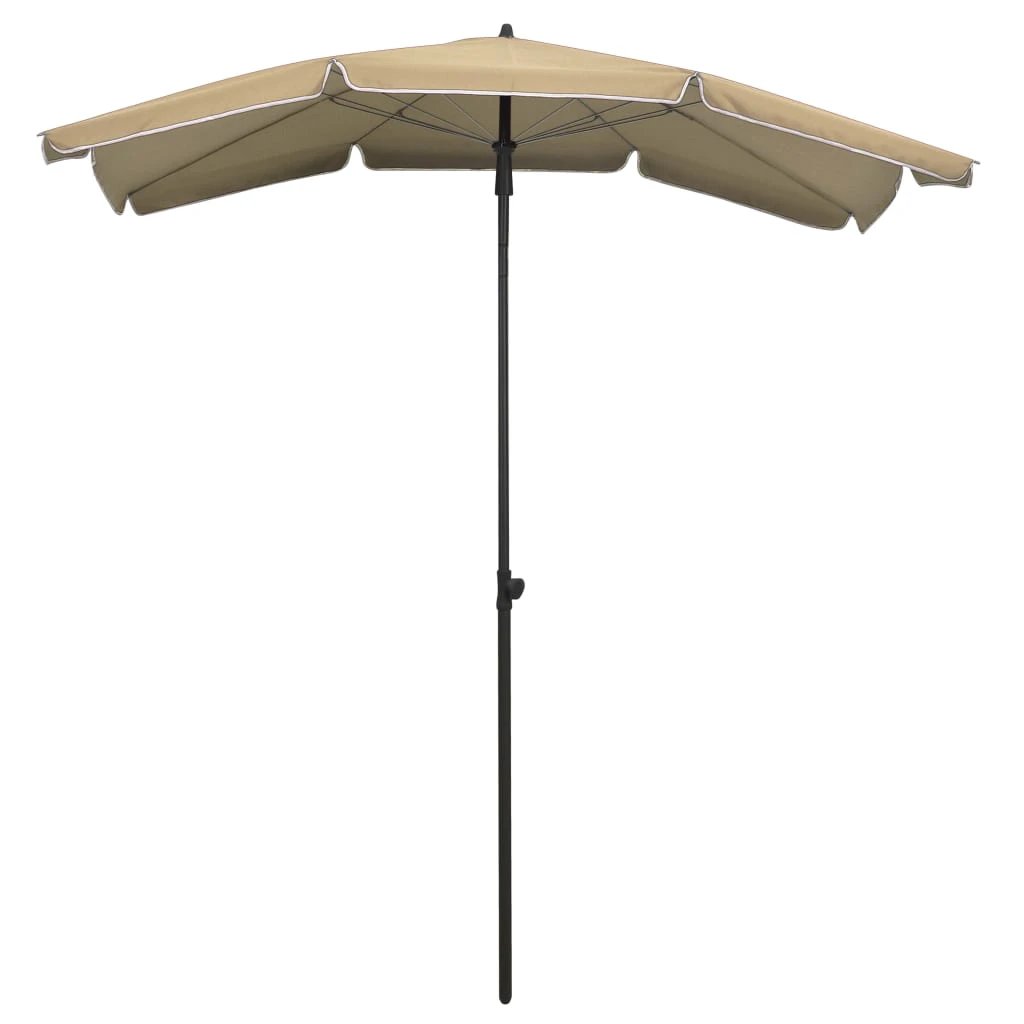 vidaXL vidaXL Garden Parasol with Pole 200x130 cm Sand - Parasol