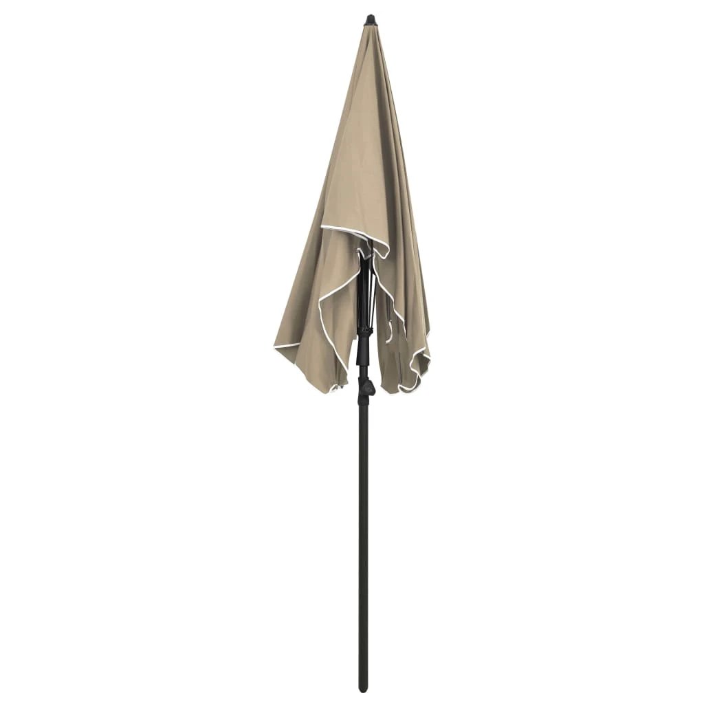 vidaXL vidaXL Garden Parasol with Pole 200x130 cm Sand - Parasol