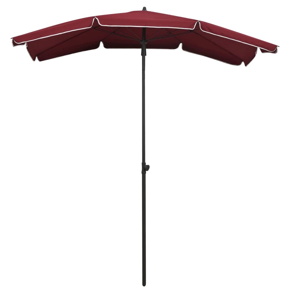 vidaXL Garden Parasol with Pole 200x130 cm Sand by vidaXL