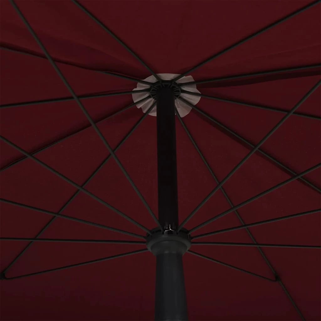 vidaXL Garden Parasol with Pole 200x130 cm Sand by vidaXL