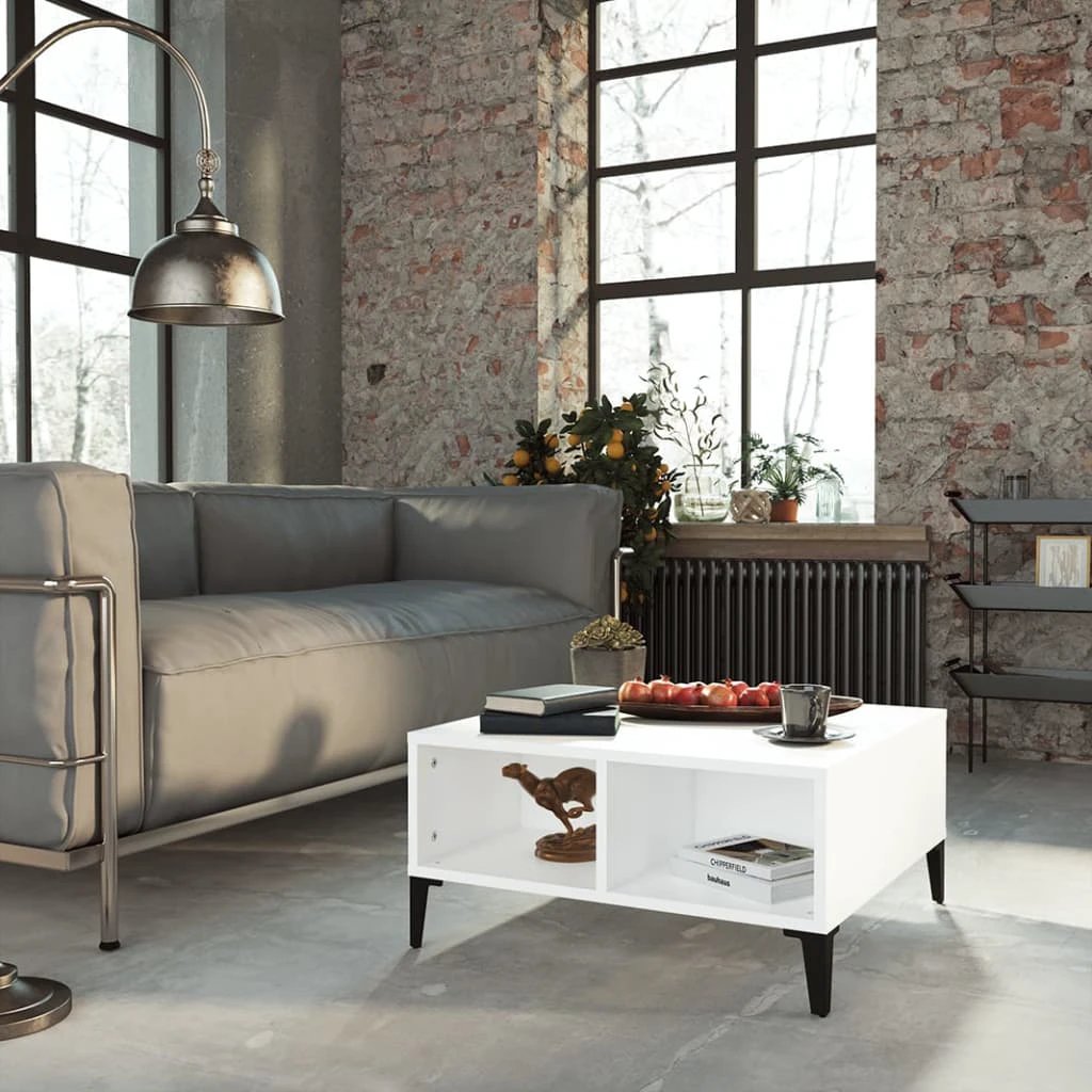 vidaXL VidaXL Coffee Table 60x60x30 cm Storage Shelf With Modern Design For Living Room - Coffee Table