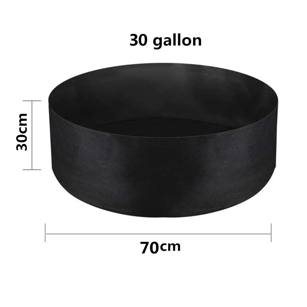 N/A Durable Grow Bags 70cm Dia 30cm High Breathable Gardening - Planters