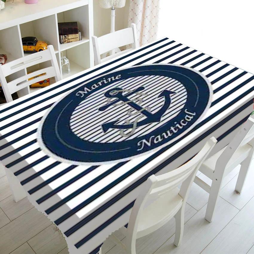 Nautical Tablecloth 60x120cm Waterproof Party by NONE