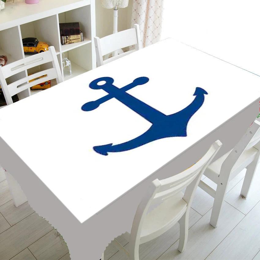 NONE Nautical Tablecloth 60x120cm Waterproof Party - Coffee Table