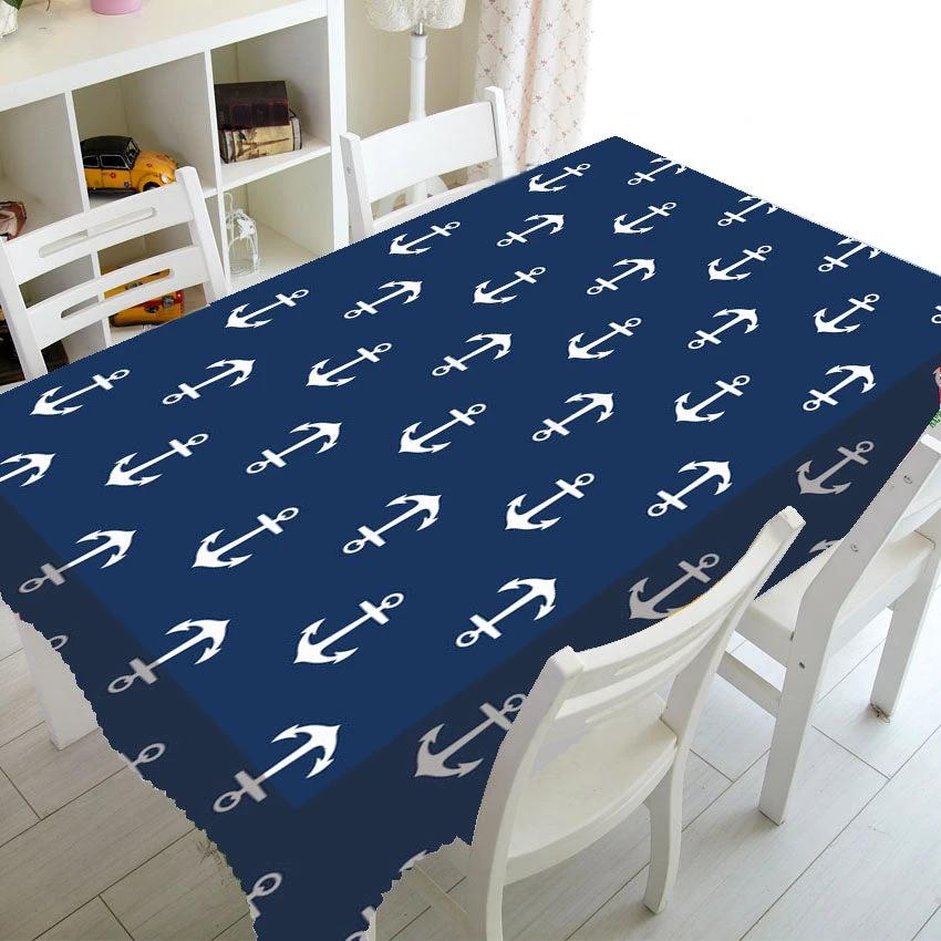 NONE Nautical Tablecloth 60x120cm Waterproof Party - Coffee Table