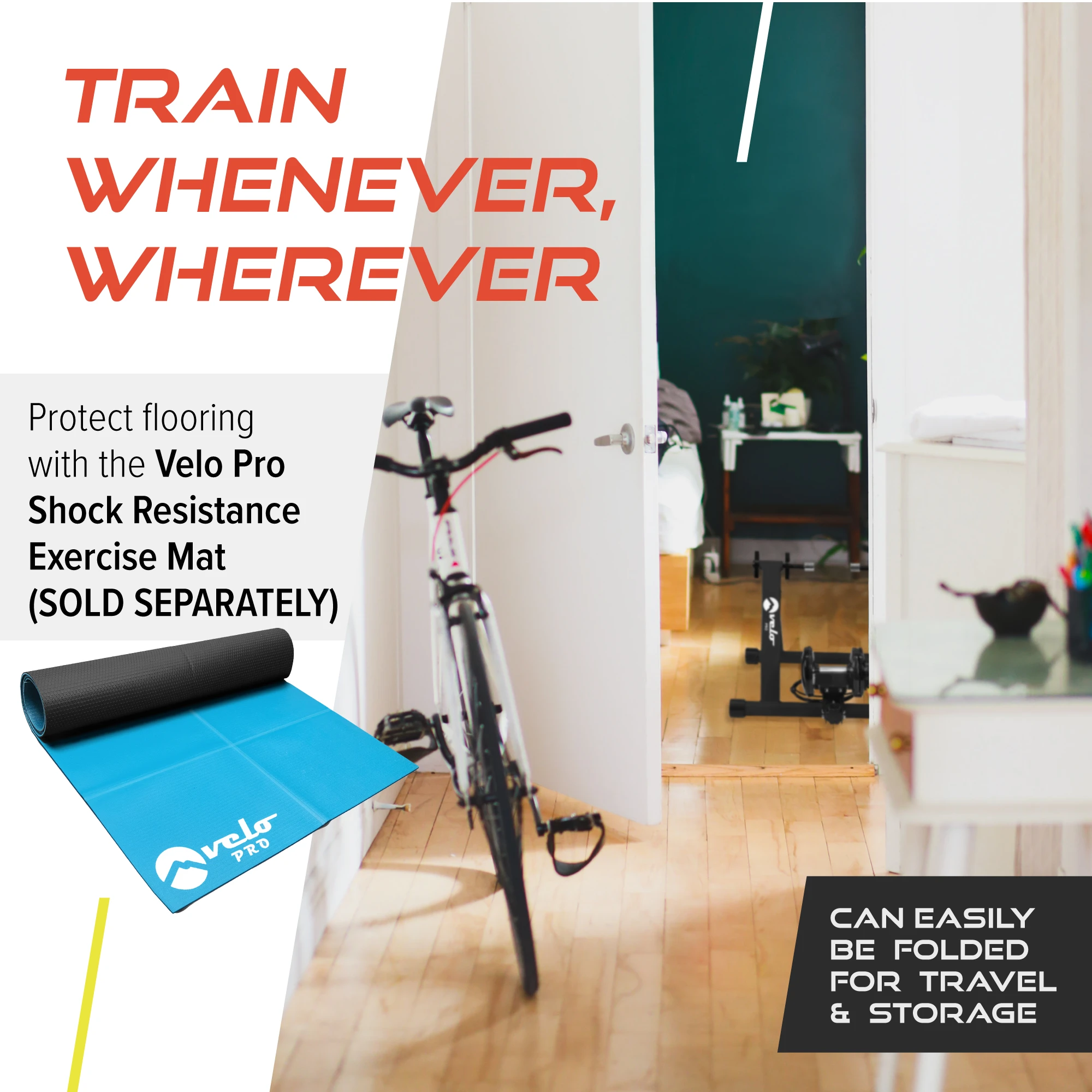 Monster Shop Velo Pro Black Magnetic Turbo Trainer -