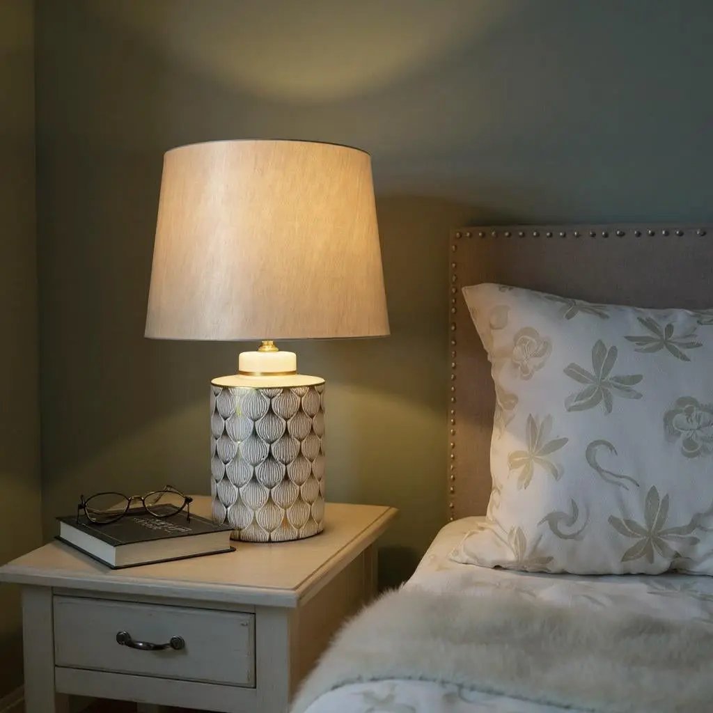 MSL 43CM LAMP AND SHADE - Lamp