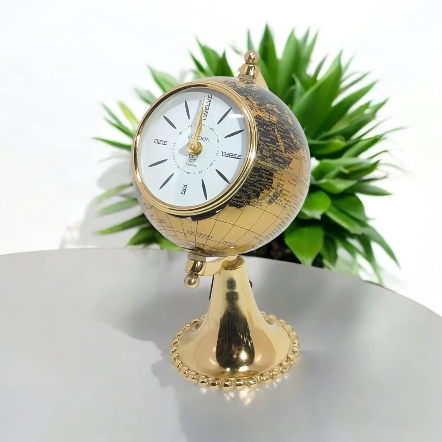MSL TABLE CLOCK GLOBE DESIGN - Clock