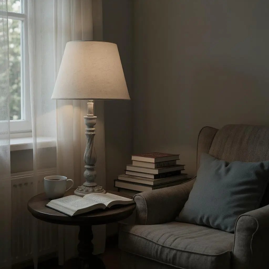 MSL 54CM LAMP AND SHADE - Lamp