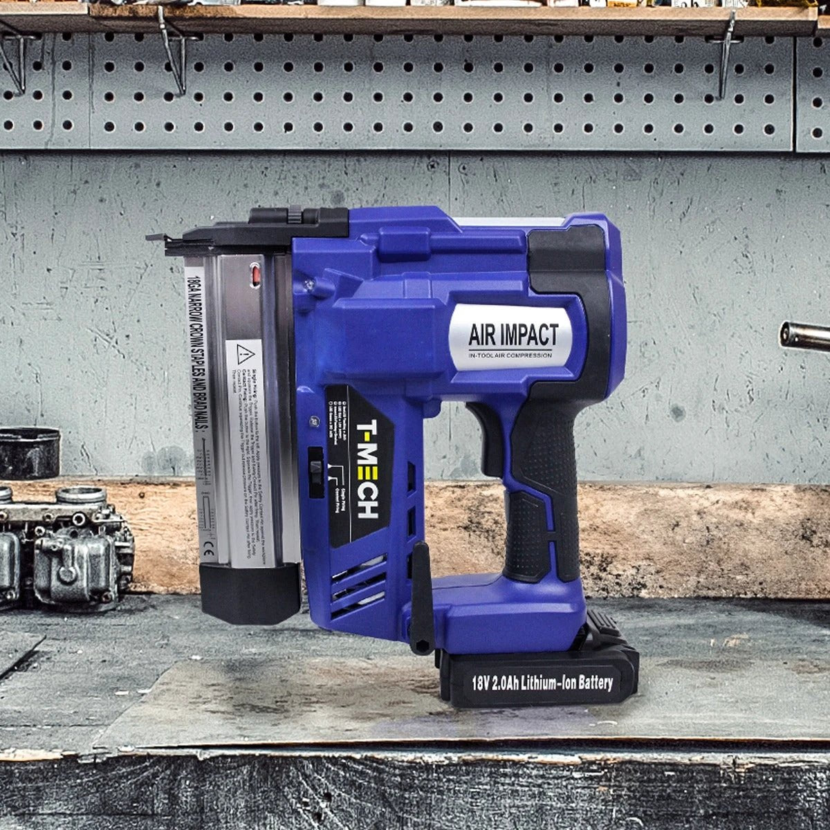 T-Mech Nail & Staple Gun with Additional Battery by Monster Shop