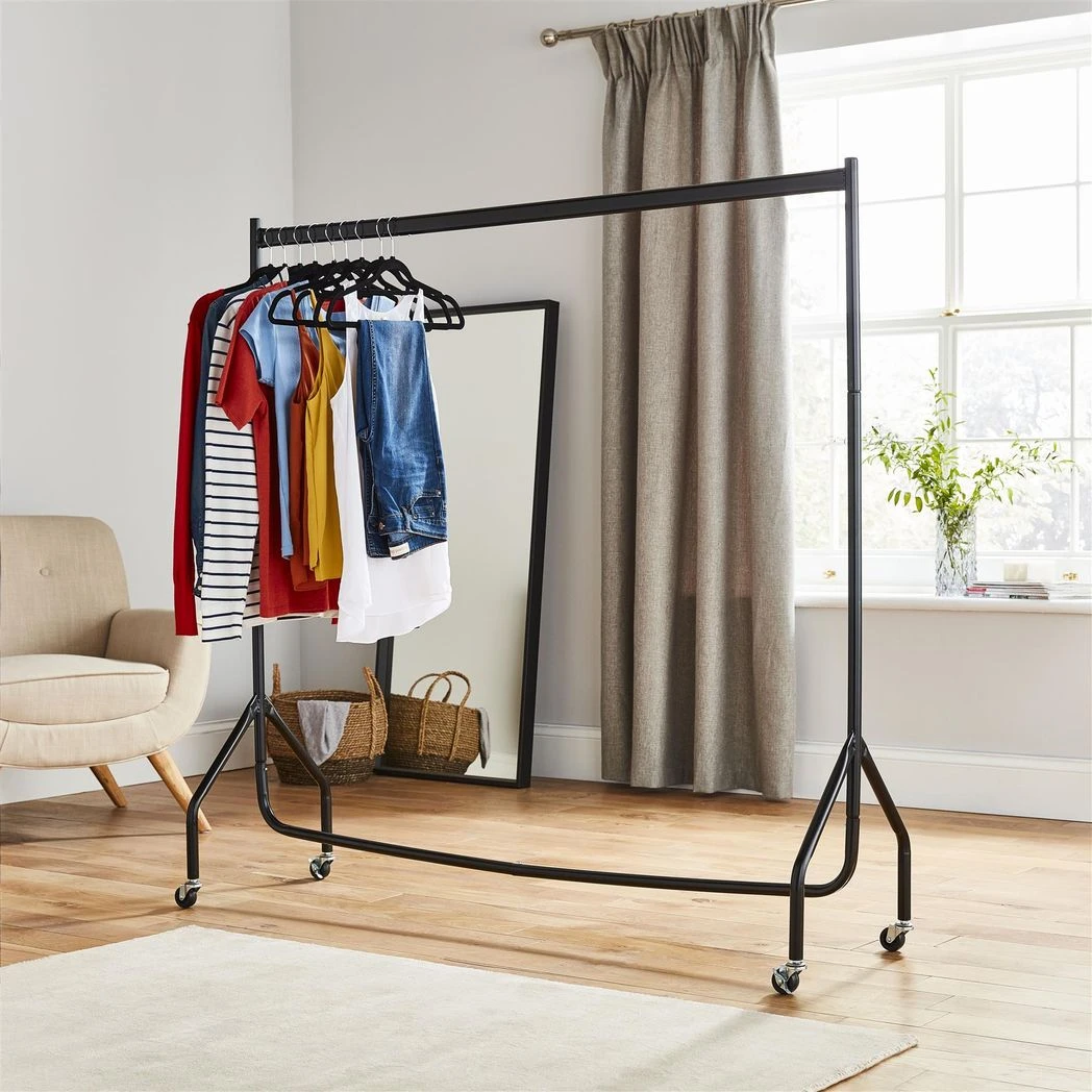 Extra Heavy Duty Clothes Rail 4ft By 5ft Pop Clip Home Use by Direct Online Houseware