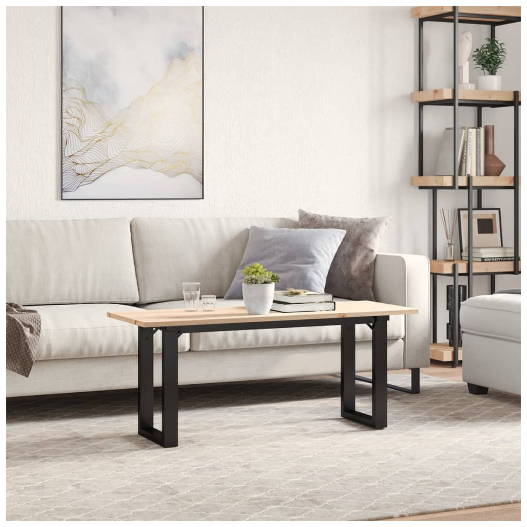 vidaXL vidaXL Coffee Table 110x40x45 O-Frame Living Room - Coffee Table