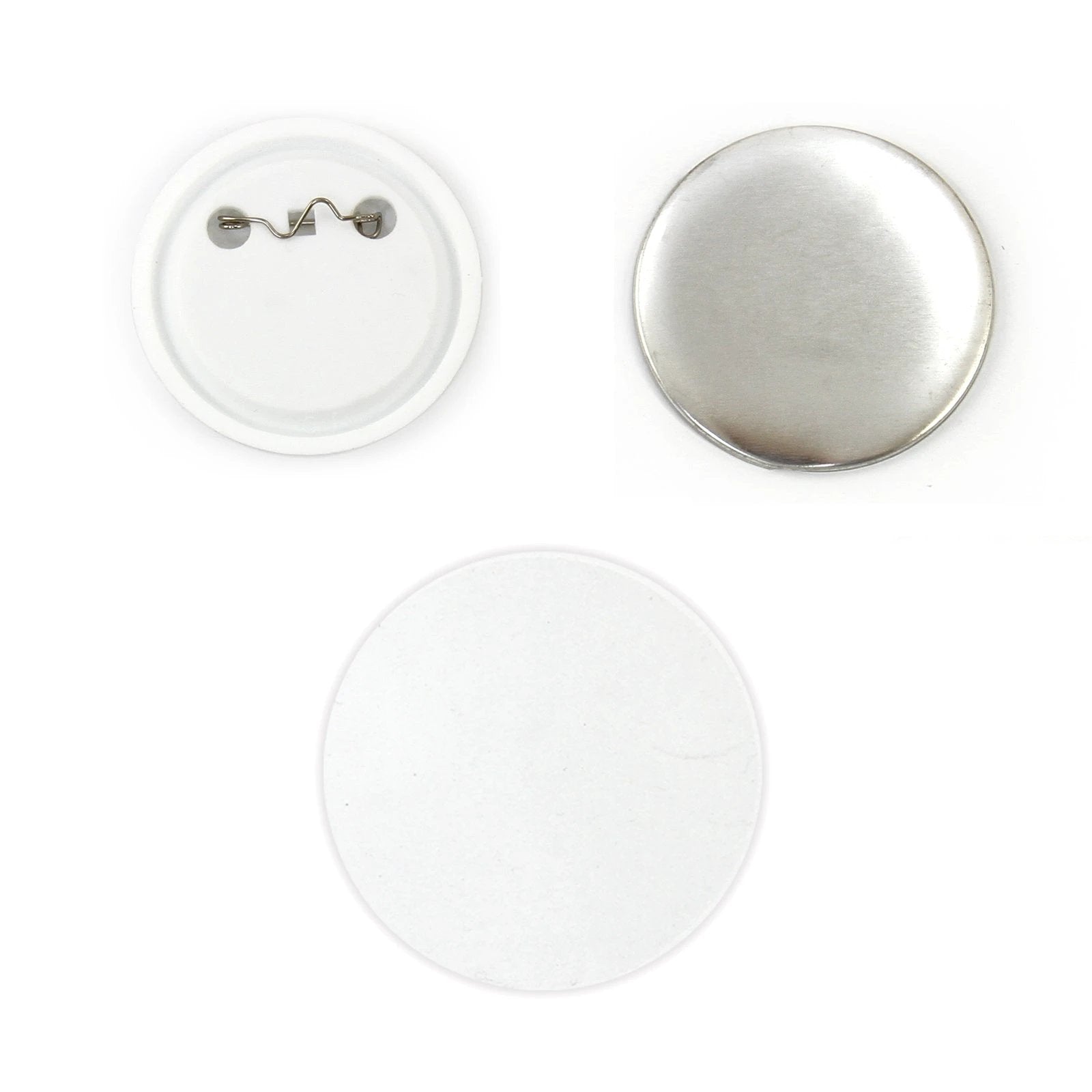 PixMax 58mm Badge Components 100 blanks by Monster Shop