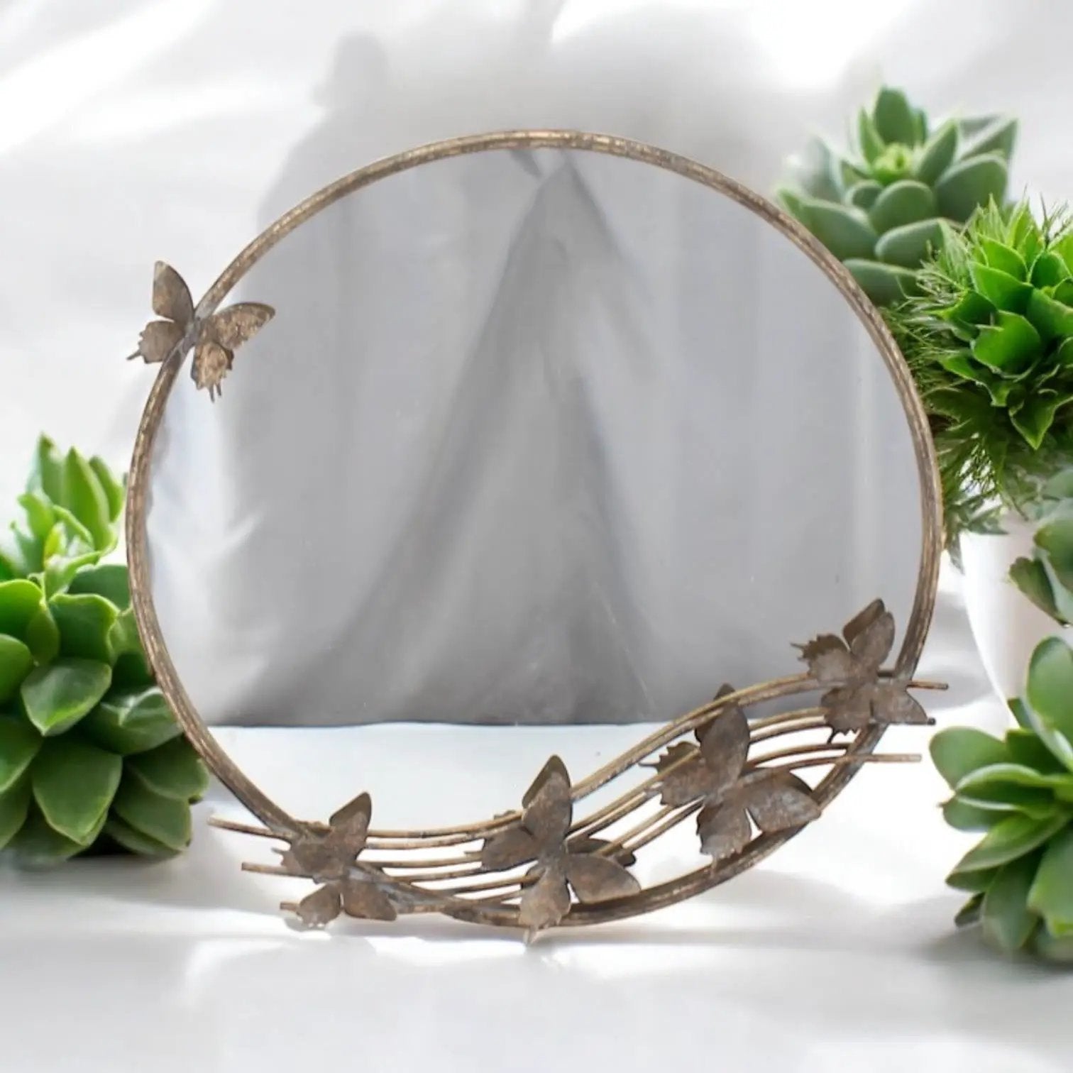 MSL 63CM ROUND METAL MIRROR - Mirror