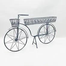 MSL 138CM STONE GREY BICYCLE PLANTER - Planters