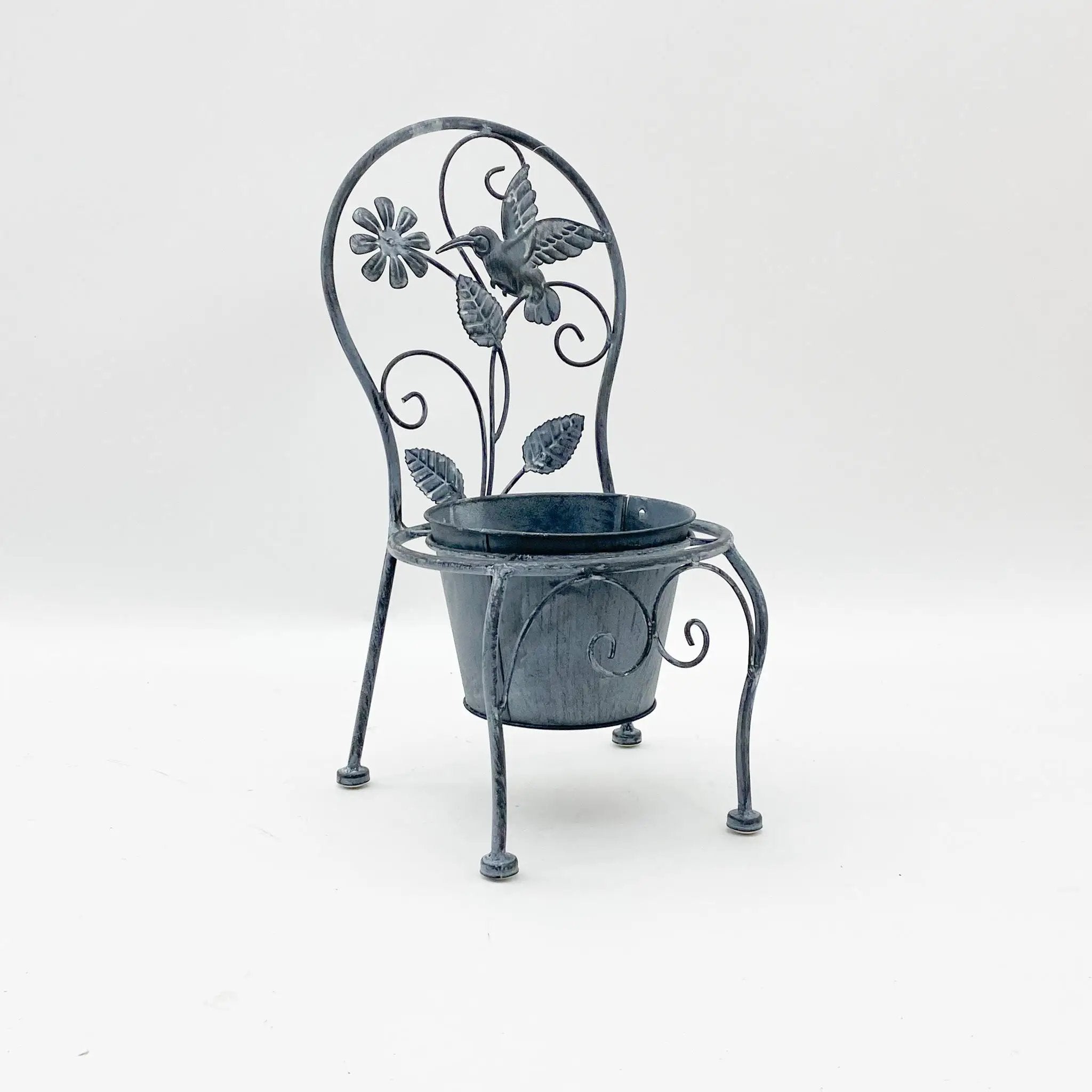 MSL 44CM STONE GREY SINGLE PLANTER - Planters