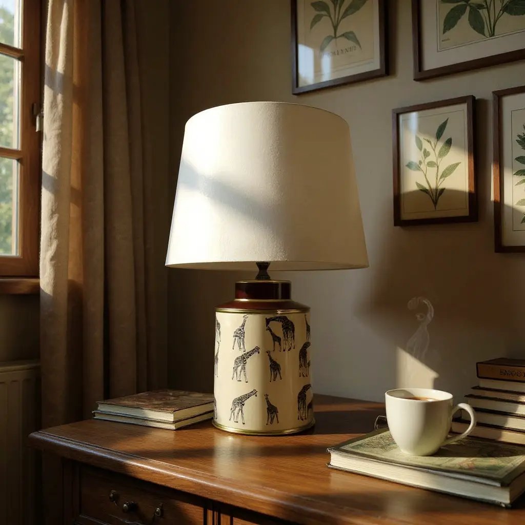 MSL 33CM LAMP AND SHADE - Lamp