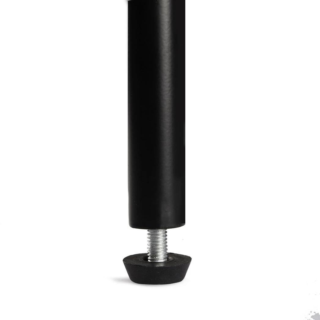 Sturdy Black Clothes Rail Two Shelves Powder Coated For Home by House of Home