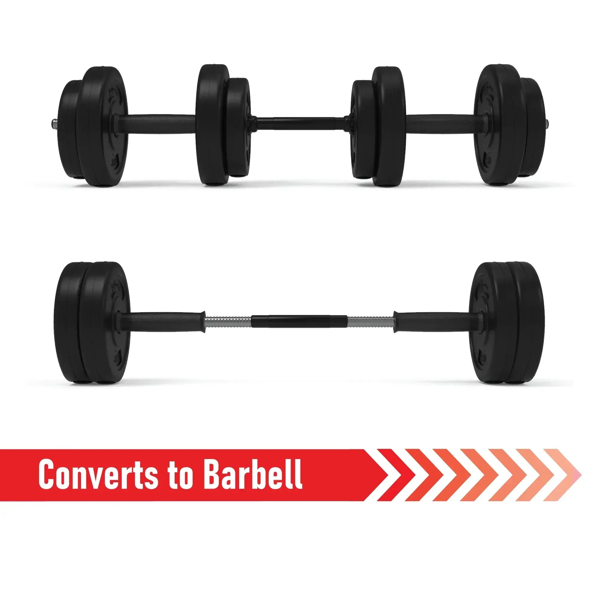 Monster Shop Body Revolution Vinyl Adjustable Dumbbell Set (10kg - 50kg) -