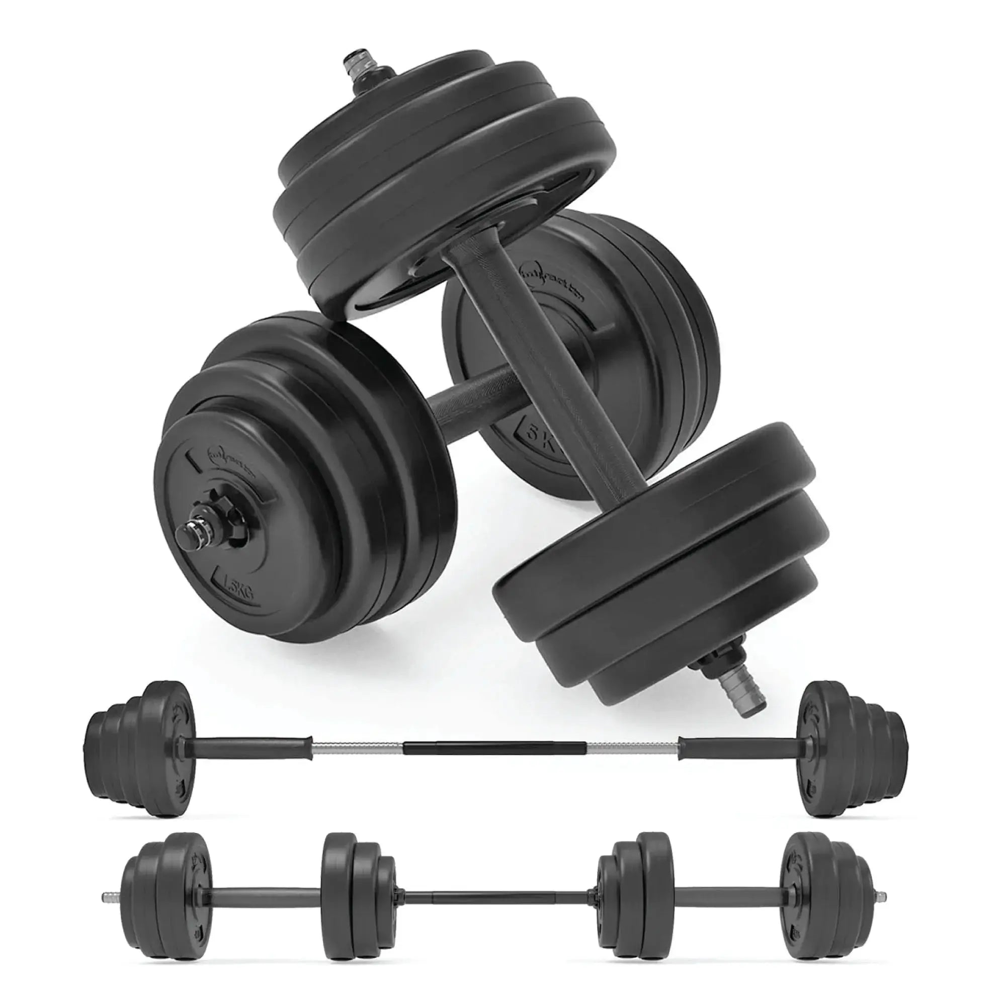 Monster Shop Body Revolution Vinyl Adjustable Dumbbell Set (10kg - 50kg) -