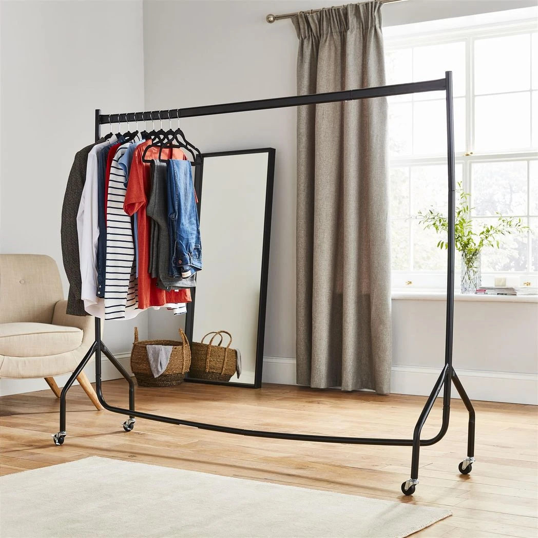 Direct Online Houseware Extra Heavy Duty Clothes Rail 6ft By 5ft Pop Clip Home Use - Wardrobe