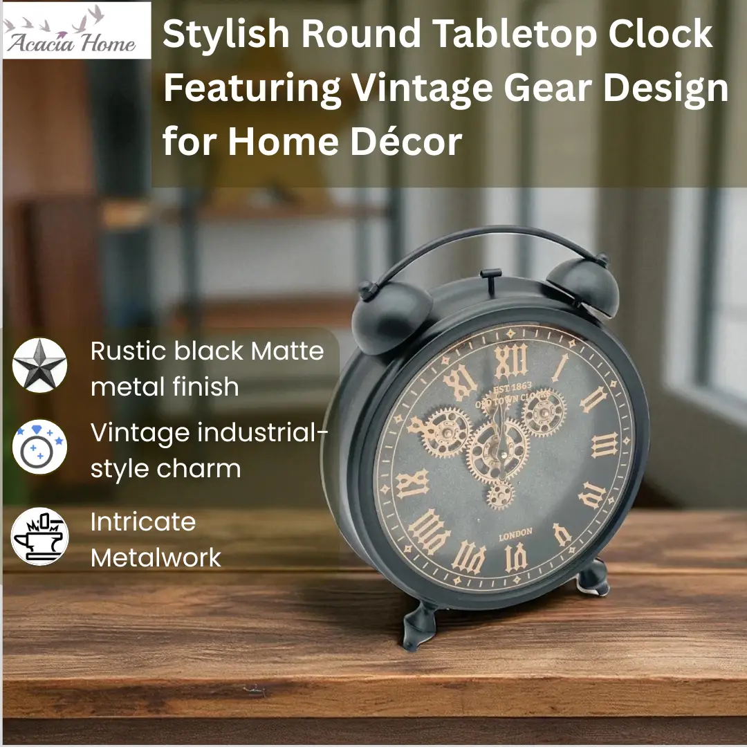 MSL 50CM GEAR TABLE CLOCK - Clock