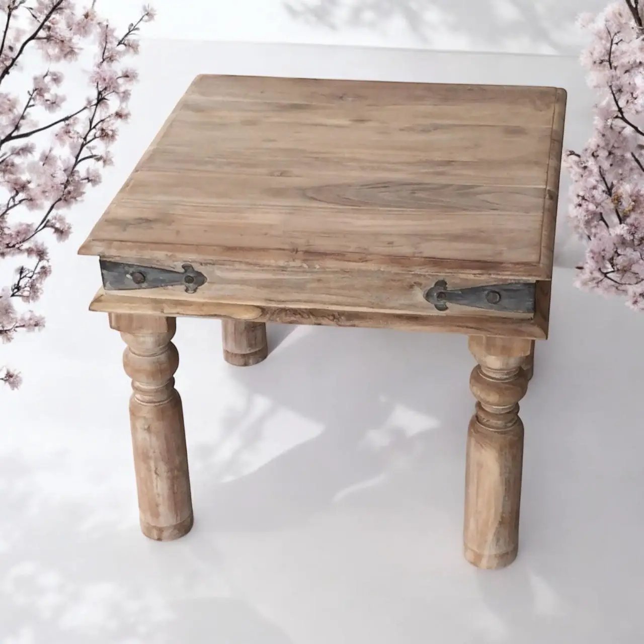 MSL 45CM WOODEN SQUARE TABLE - Console Table