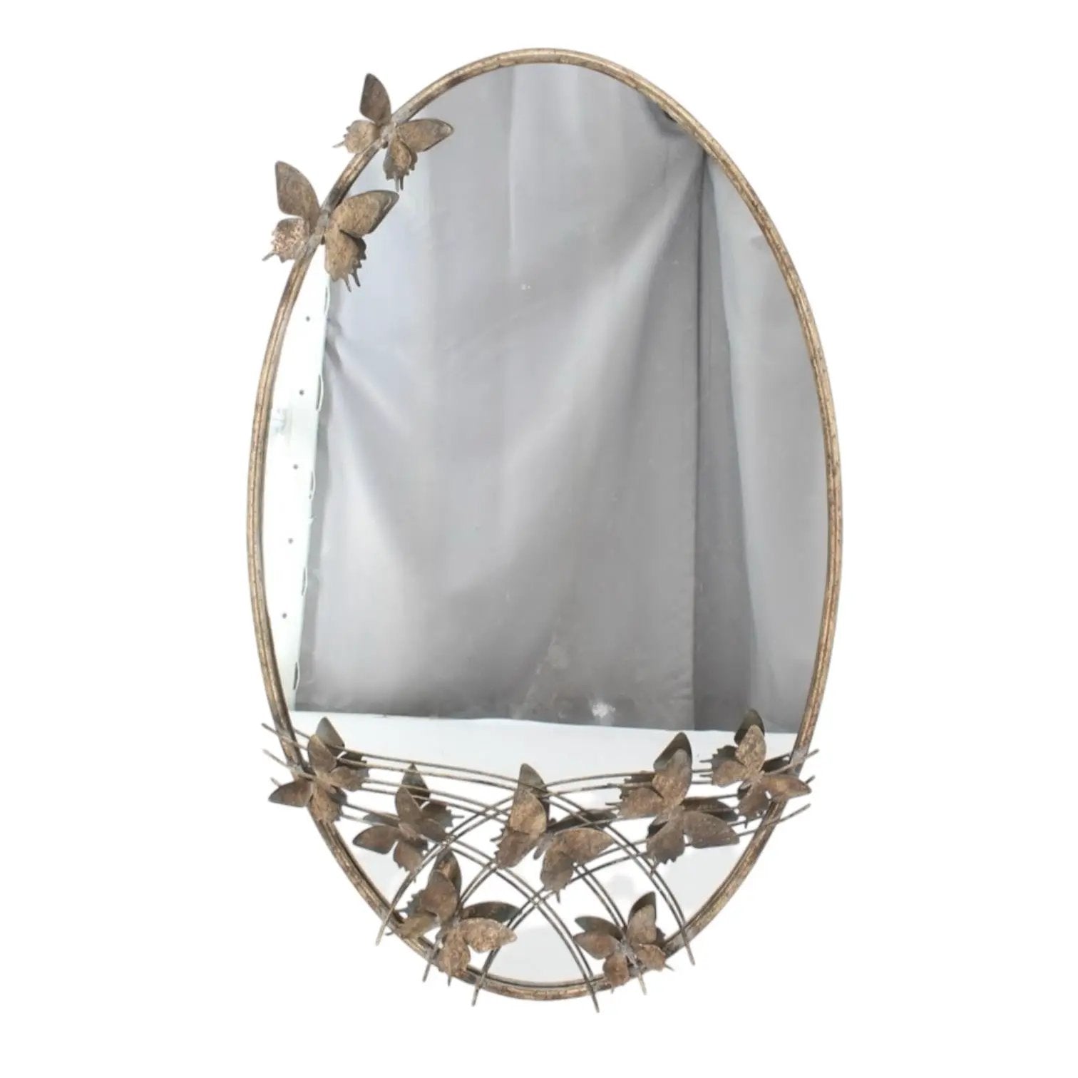MSL 102CM OVAL METAL MIRROR - Mirror