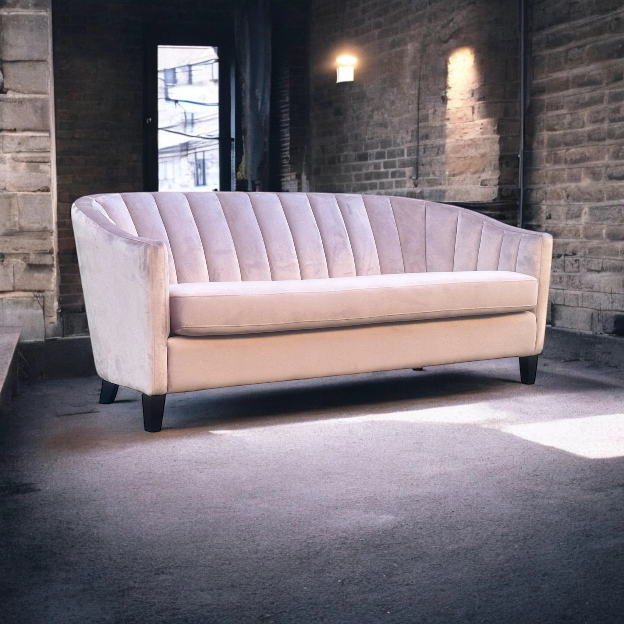 Lux Sofa 189cm Velvet Upholstery Living Room Decor by MSL