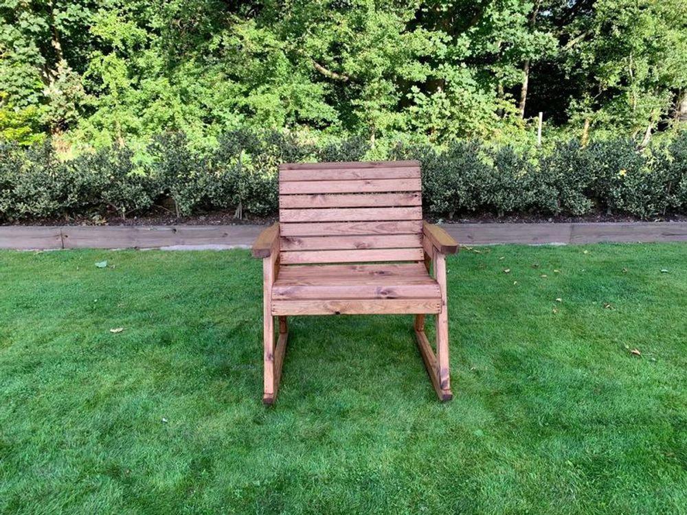 Charles Taylor Trading Grand Garden Rocker Extra Wide Spacious Seating - Uncategorized Garden Chairs