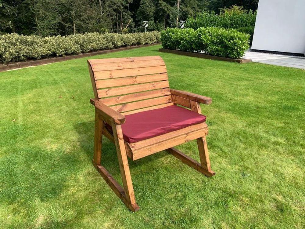 Charles Taylor Trading Grand Garden Rocker Extra Wide Spacious Seating - Uncategorized Garden Chairs