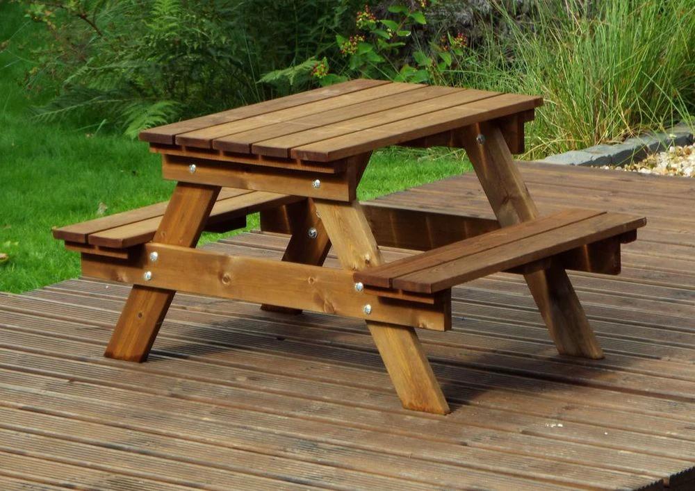 Kids Picnic Garden Table Gold by Charles Taylor Trading