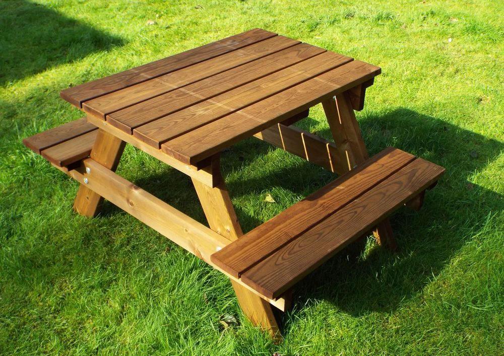 Kids Picnic Garden Table Gold by Charles Taylor Trading